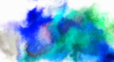 Watercolor painted background. Abstract Illustration wallpaper. Brush stroked painting. 2D Illustration.