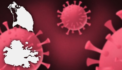 Algeria corona virus update with  map on corona virus background,report new case,total deaths,new deaths,serious critical,active cases,total recovered,virus spread  Wuhan China to worldwide,outbreak