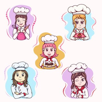 Bakery girl chef