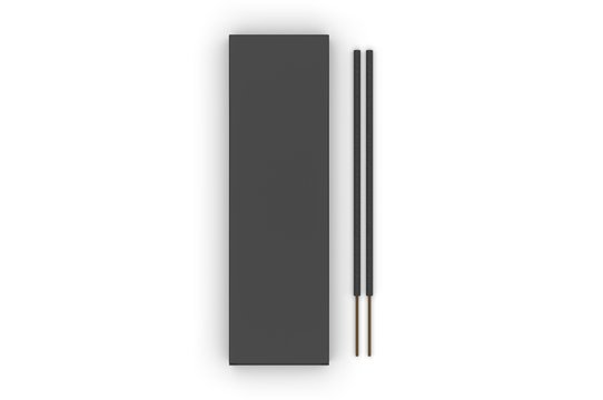 Blank Packaging Incense Stick Paper Box For Branding, 3d render illustration.