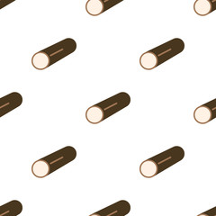 Ice cream tube in chocolate glaze seamless pattern. Frozen popsicles wallpaper
