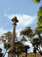 Monumento en el centro del corazon de Bolivia. Condor de los andes