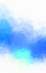 Watercolor painted background. Abstract Illustration wallpaper. Brush stroked painting. 2D Illustration.