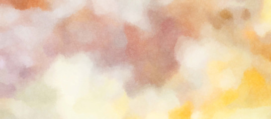 Watercolor painted background. Abstract Illustration wallpaper. Brush stroked painting. 2D Illustration.