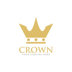 Crown Logo Icon Design Vector