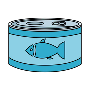 can tuna food isolated icon vector illustration design