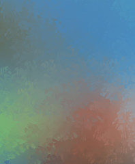 Brushed Painted Abstract Background. Brush stroked painting. Strokes of paint. 2D Illustration.