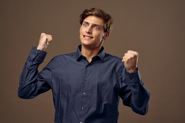 portrait of a handsome young man