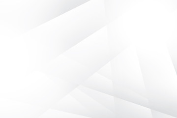 Fototapeta premium Abstract geometric white and gray color background. Vector, illustration.