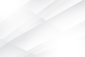 Fototapeta premium Abstract geometric white and gray color background. Vector, illustration.