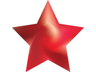 Blurred background in the form of pentagram.