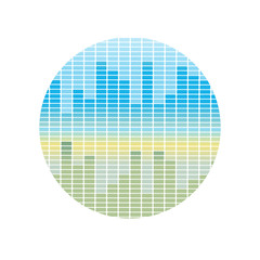Sound wave equalizer element