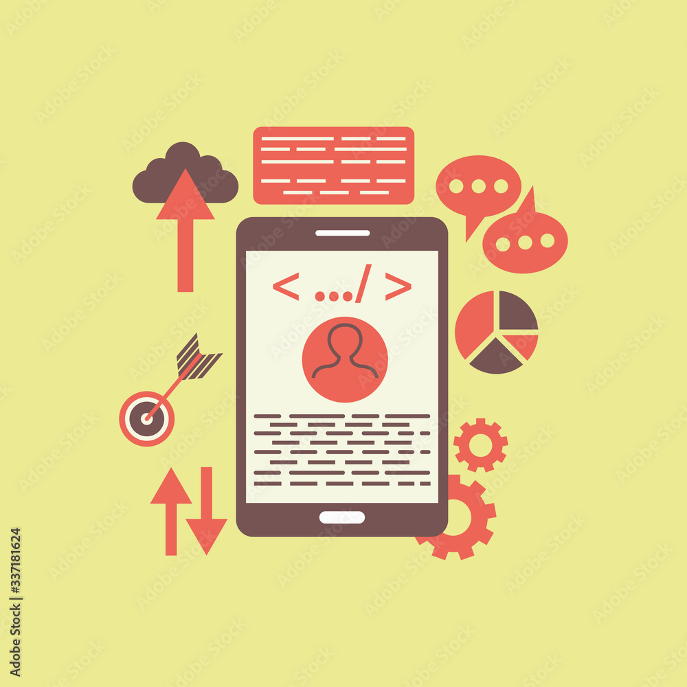 Poster mobile and software app design and development