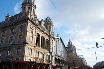 Nyugati train station in Budapest