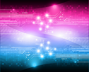 cyber circuit future technology concept background