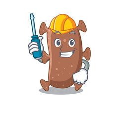 cartoon character of actinomyces israelii worked as an automotive