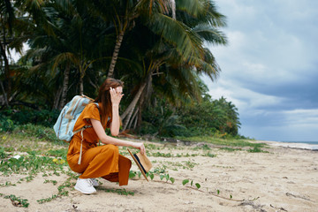 young woman on the beach