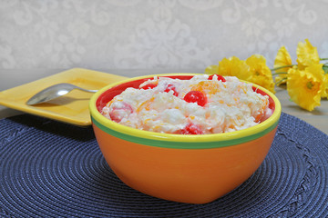 Fruit and marshmallo salad