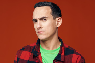 portrait of a handsome young man