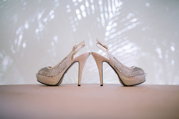 brides's shoes