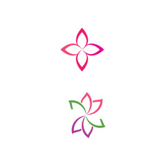 Beauty Vector lotus icon