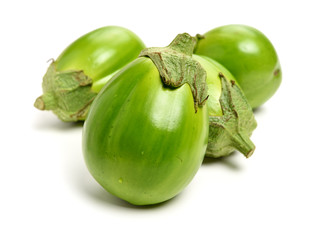 aubergine isolated on white background