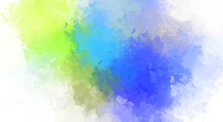 Brushed Painted Abstract Background. Brush stroked painting. Artistic vibrant and colorful wallpaper..