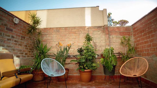 terrace rooftop barcelona skyline balcony city urban relax