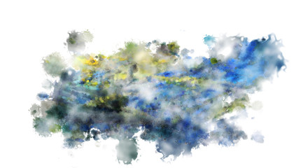 Brushed Painted Abstract Background. Brush stroked painting. Artistic vibrant and colorful wallpaper..