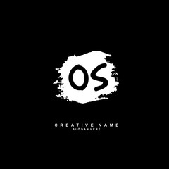 O S OS Initial logo template vector. Letter logo concept
