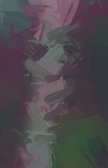 Brushed Painted Abstract Background. Brush stroked painting. Strokes of paint. 2D Illustration.