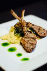 Grilled lamb chop