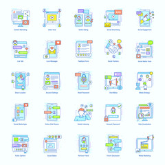 Customer Reviews Flat Icons Pack 