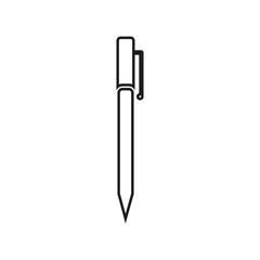 Drawing, Education Tool Line Icon. Editable Vector EPS Symbol Illustration.