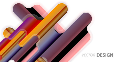 Abstract liquid lines geometric background