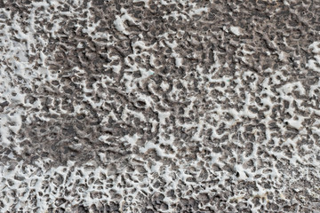 Textured concrete wall