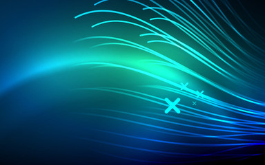 Abstract background - blue neon line design for Wallpaper, Banner, Background, Card, Book Illustration, landing page