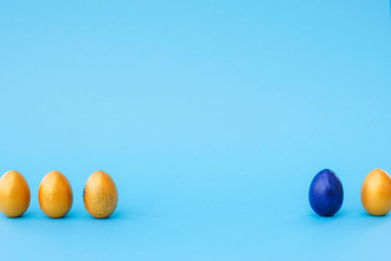 Colorful easter eggs.