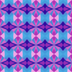Fototapeta premium Abstract seamless colourful pattern geometric backgrounds vector design