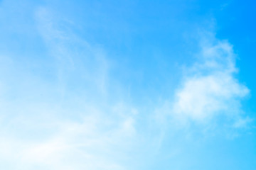 blue sky with beautiful natural white clouds