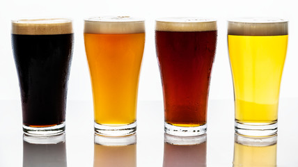 Different kinds of beer