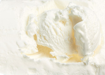 close up creme brulee ice cream food background.
