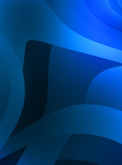 Abstract background with colorful gradient. Vibrant graphic wallpaper with stripes design. Fluid 2D illustration of modern movement.