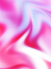 Fluid abstract background with colorful gradient. 2D illustration of modern movement.