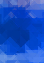 Overlapping design with triangles background. Abstract geometric wallpaper. Geometrical colorful triangular shapes.