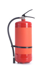Obraz premium Fire extinguisher on white background