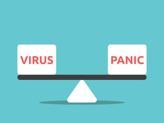 Virus, panic comparison, balance