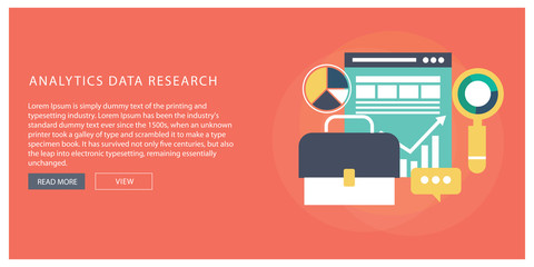 Analytics data research icon vector