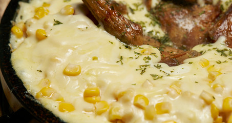 cheese and corn 