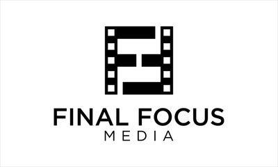 LETTER FF AND FILM STRIP LOGO DESIGN CONCEPT
